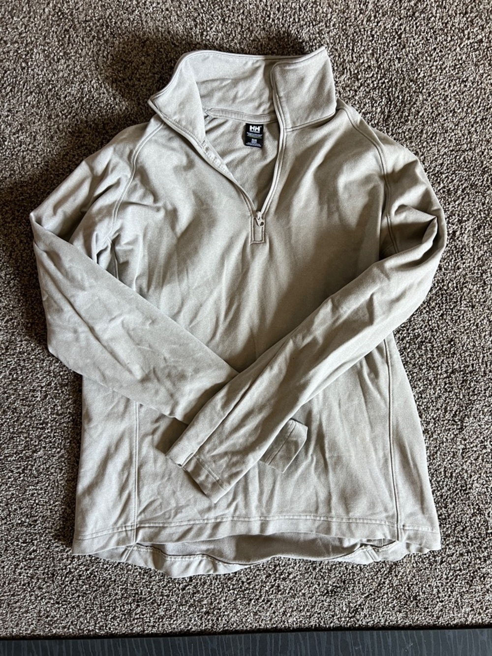 Helly Hansen Beige/Taupe Half-Zip Pullover